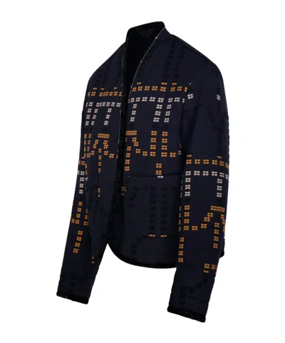 Forte Forte Samarcanda Jacquard Jacket Notte In Multi
