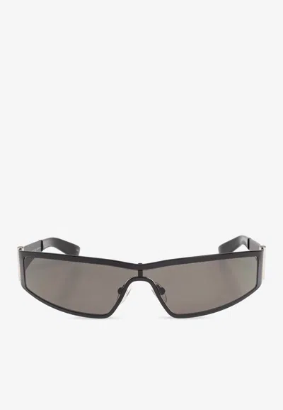 Alexander Mcqueen Eyewear Rectangular Frame Sunglasses In Brown