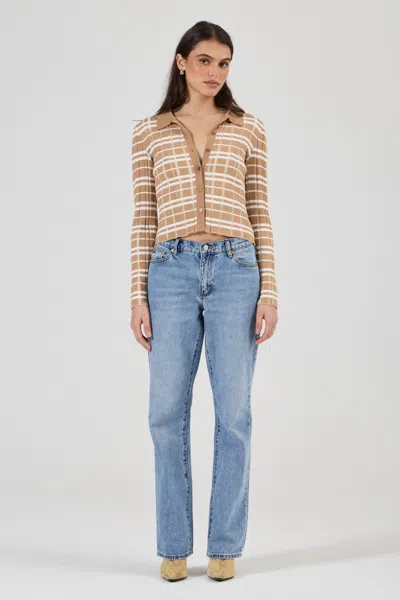 Rolla's Jeans Us Daybreak Knit Top Check In Multi