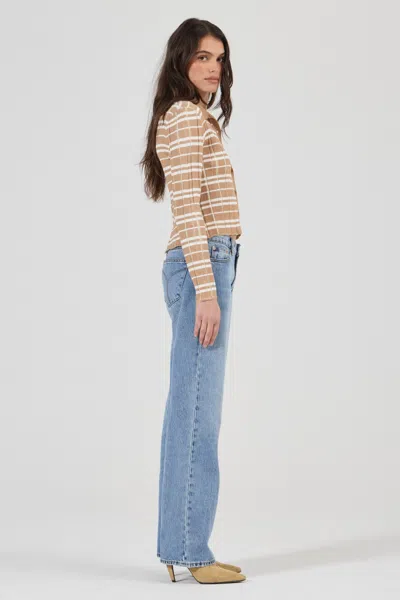 Rolla's Jeans Us Daybreak Knit Top Check In Multi