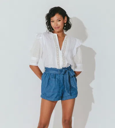 Cleobella Bianca Blouse In White