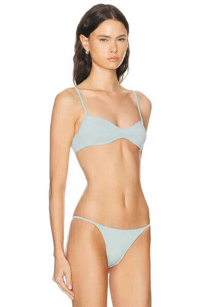 Haight Monica Bikini Top In Blue