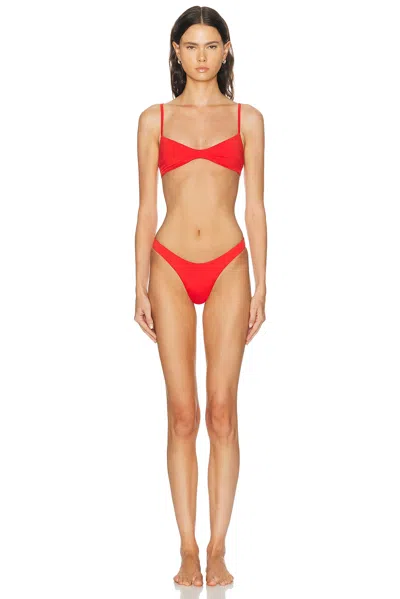 Haight Leila Bikini Briefs In Red