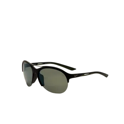 Nike Flex Momentum Round-frame Sunglasses In Black