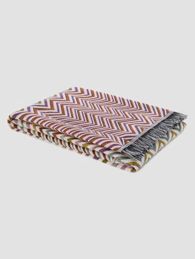 Missoni Antwan Zigzag Wool-blend Throw In Multi