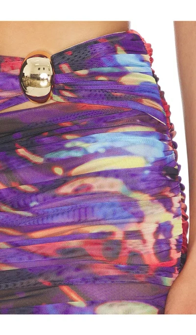 Afrm Cosmo Skirt In Multi