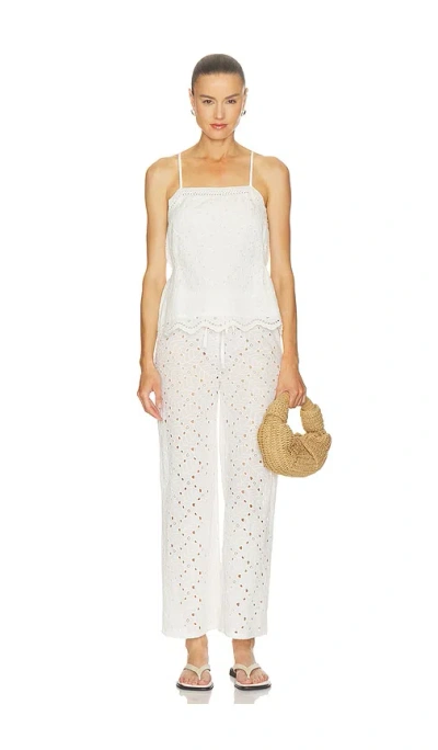 Bobi Beach Pant In White
