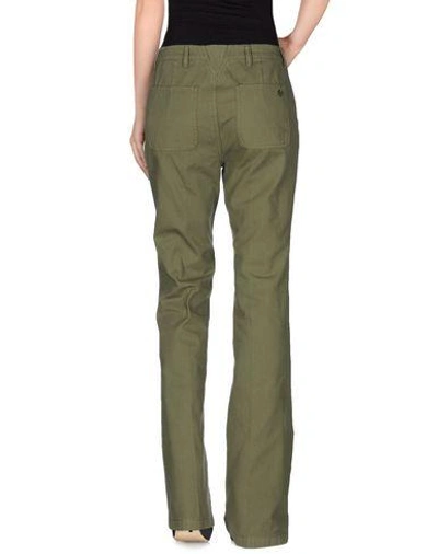 Shop Tory Burch Pants In Military Green