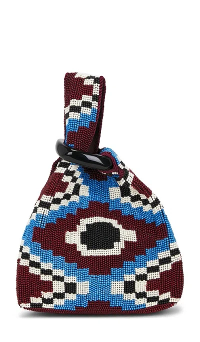 Veronica Beard Beaded Swing Top Handle Bag In Multi