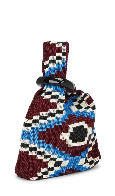 Veronica Beard Beaded Swing Top Handle Bag In Multi