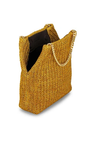 Veronica Beard Small Slouch Small Raffia Shoulder Bag In Brown