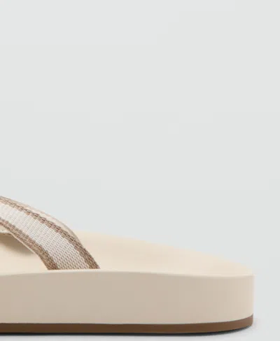 Mango Beach Sandals With Straps In Multi
