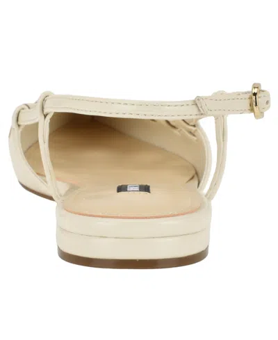 Nine West Harra Pointed Toe Flat In White