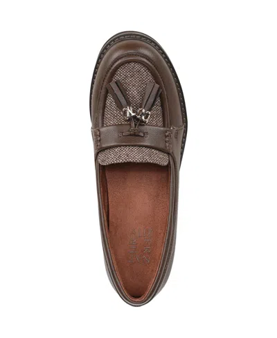 Naturalizer Committed Lug Sole Loafers In Brown
