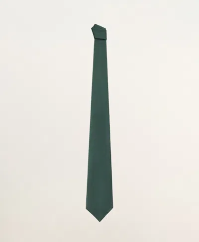 Mango Men's Silk Tie In Transparent