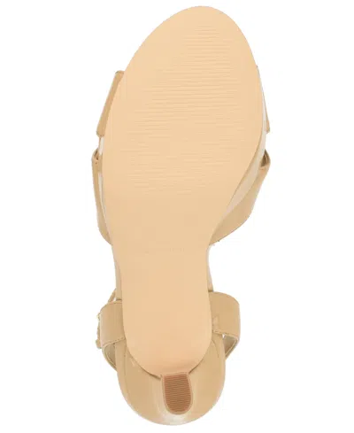 Nine West Wilda Platform Sandal In Brown