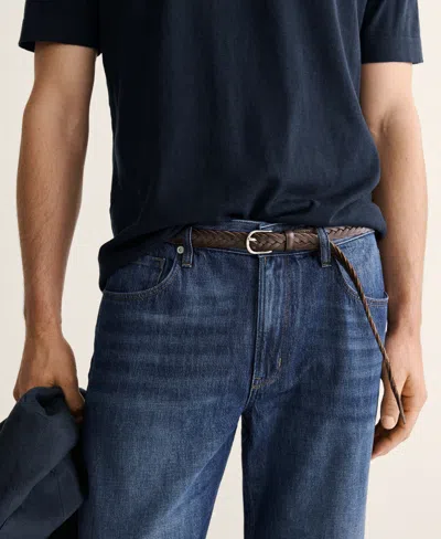 Mango Regular Fit Jeans In Blue
