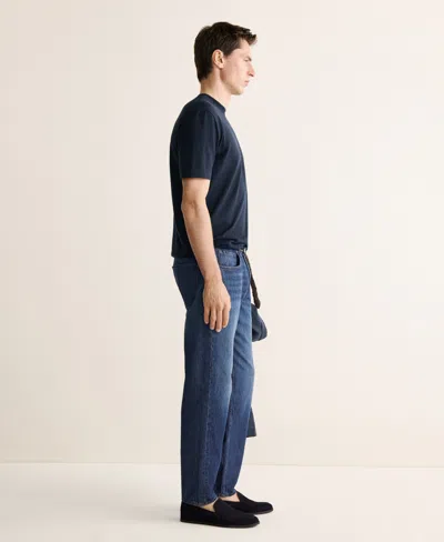Mango Regular Fit Jeans In Blue