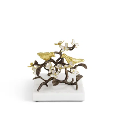 Michael Aram Lovebirds Handcrafted Decorative Object In Multi