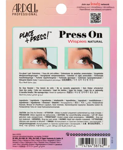 Ardell 60-piece Press On Underlash Extensions In Black