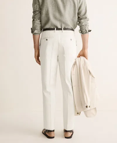 Mango Men's Cotton Regular-fit Pants In Neutral