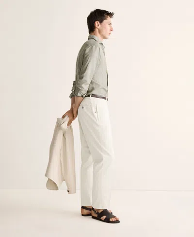 Mango Men's Cotton Regular-fit Pants In Neutral
