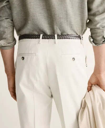 Mango Men's Cotton Regular-fit Pants In Neutral