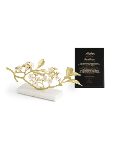 Michael Aram Cherry Blossom Handcrafted Decorative Object In Transparent