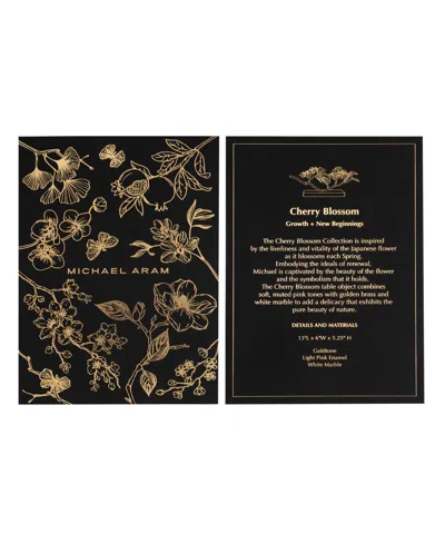 Michael Aram Cherry Blossom Handcrafted Decorative Object In Transparent