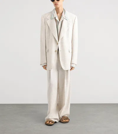 Dolce & Gabbana Button Single-breasted Jacket In White