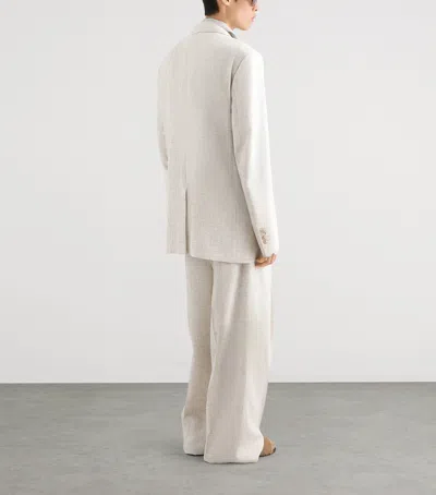 Dolce & Gabbana Button Single-breasted Jacket In White