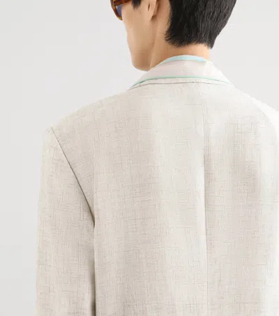 Dolce & Gabbana Button Single-breasted Jacket In White