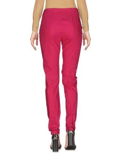 Shop Red Valentino Casual Pants In Garnet