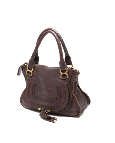 Chloé Medium Marcie Bag In Red
