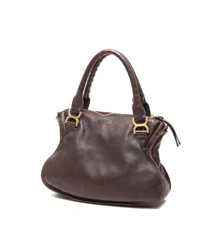 Chloé Medium Marcie Bag In Red