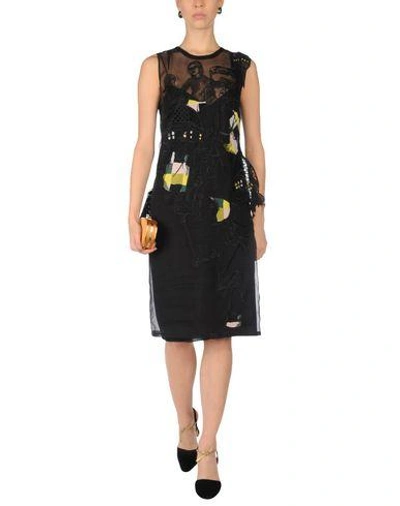 Shop Emilio Pucci Knee-length Dress In Black