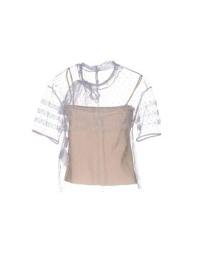 Shop Red Valentino Blouse In Lilac
