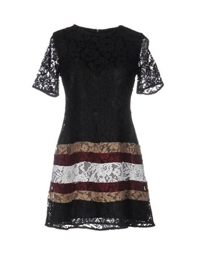 Shop Ainea Short Dresses In Black