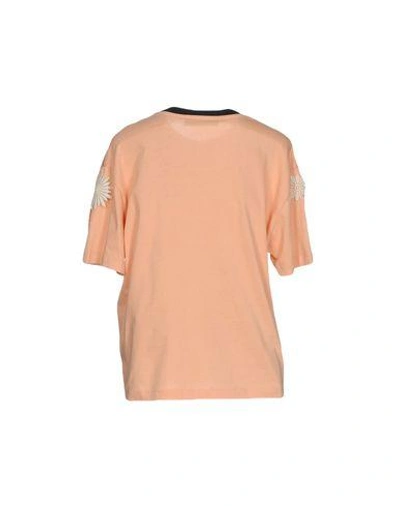 Shop Emanuel Ungaro T-shirt In Apricot