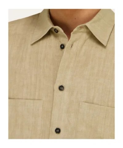 Ferragamo Button-up Patch-pocket Shirt In Multi