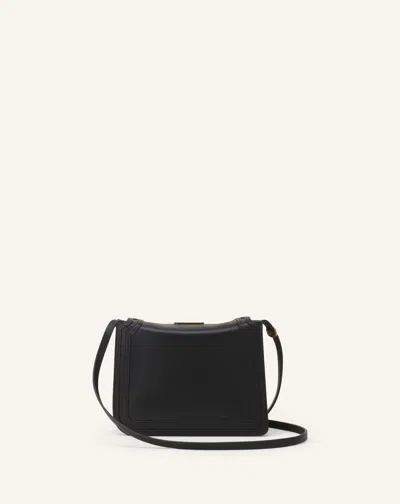 Lanvin Compagnon Small Asymmetrical Bag With A Python Finish In Blue