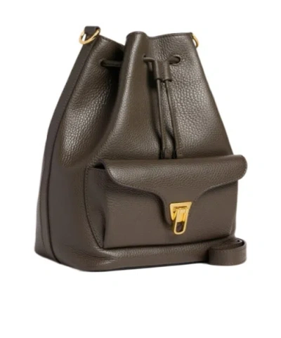 Coccinelle Drawstring Shoulder Bag In Pattern