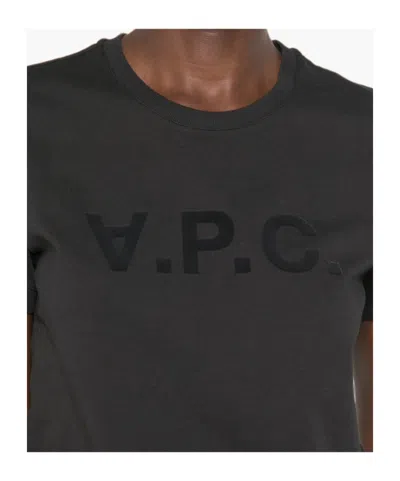 A.p.c. A. P.c. Logo-print T-shirt In Black