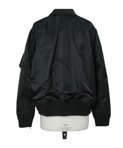 Sacai Patchwork Jacket In Black