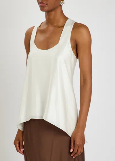 Skiim Ruby Silk Top In White