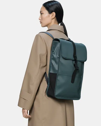 Rains Unisex Backpack In Green