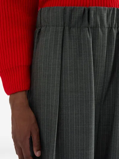 Jil Sander Wool Trousers In Multi