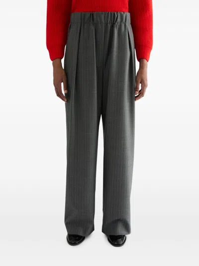 Jil Sander Wool Trousers In Multi