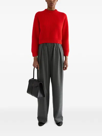 Jil Sander Wool Trousers In Multi