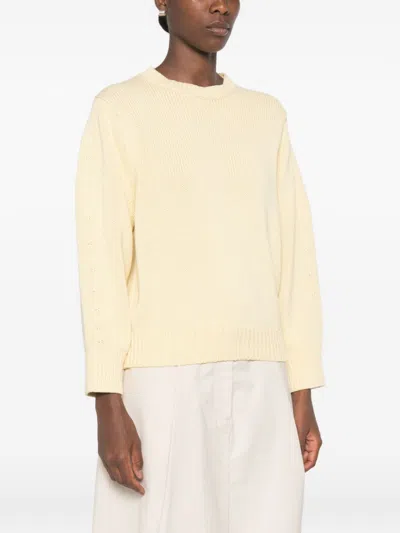 Totême Toteme Pre Cotton Oversized Sweater In Multi
